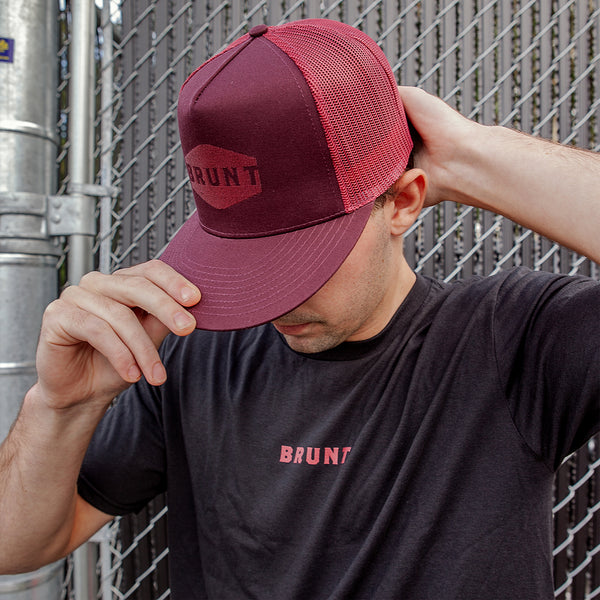 Post Box Red Floppy Hat Post Box Red Vintage Animal Print Trilby