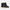 45 degree angle of the back BRUNT 6 inch waterproof composite toe marin work boot in black