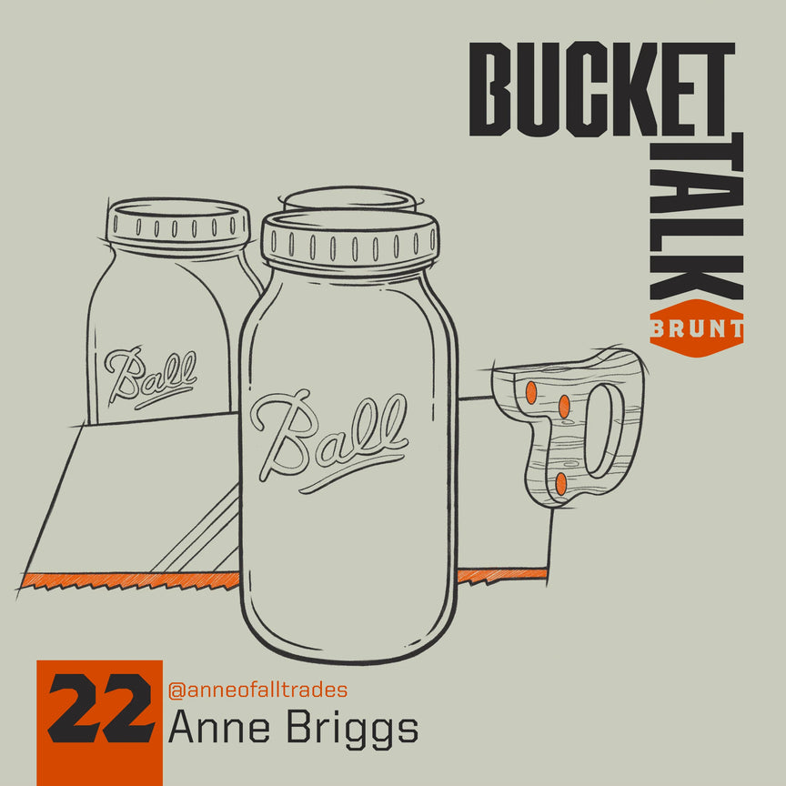 BRUNT Bucket Talk Podcast 22 with Anne Briggs
