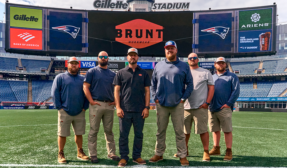 BRUNT x The New England Patriots & Gillette Stadium Field Crew