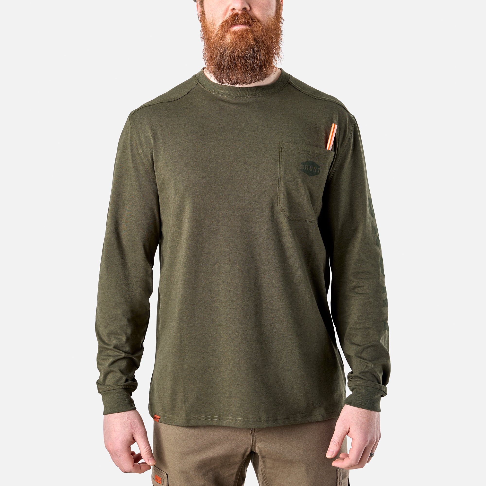 Long Sleeve Pocket T-Shirt | High Quality Long Sleeve Pocket Tee