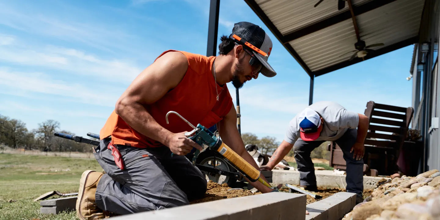 Man wearing BRUNT comfortable sleeveless pocket tee