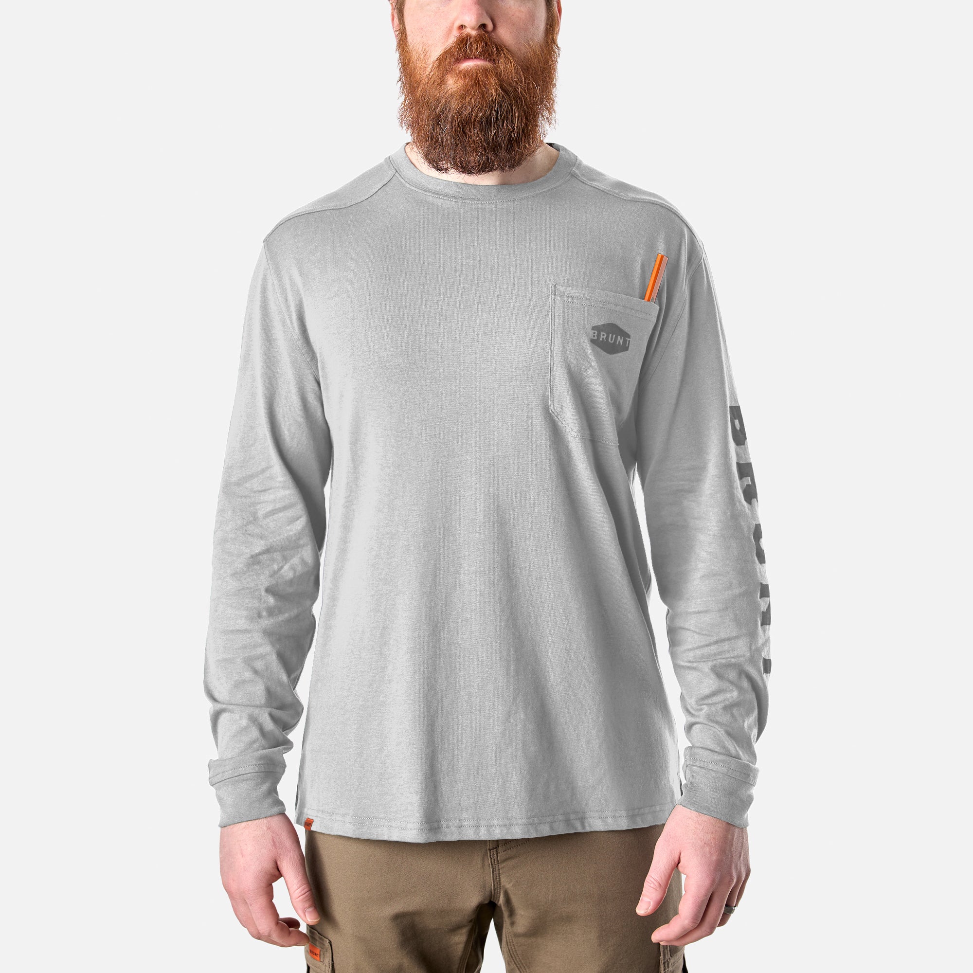 Long Sleeve Pocket T-Shirt | High Quality Long Sleeve Pocket Tee