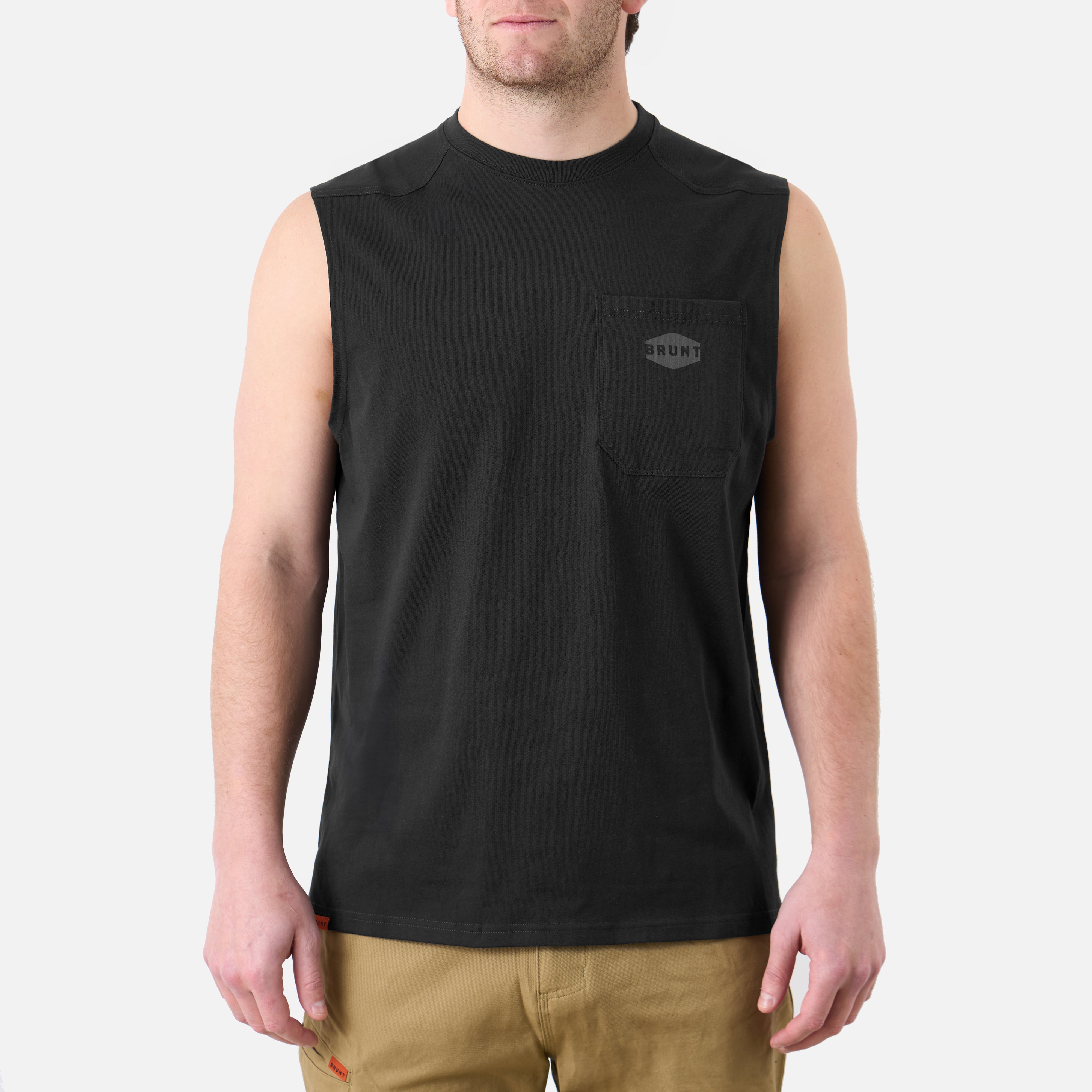 The Martin Sleeveless Pocket Tee | Comfortable Sleeveless Pocket