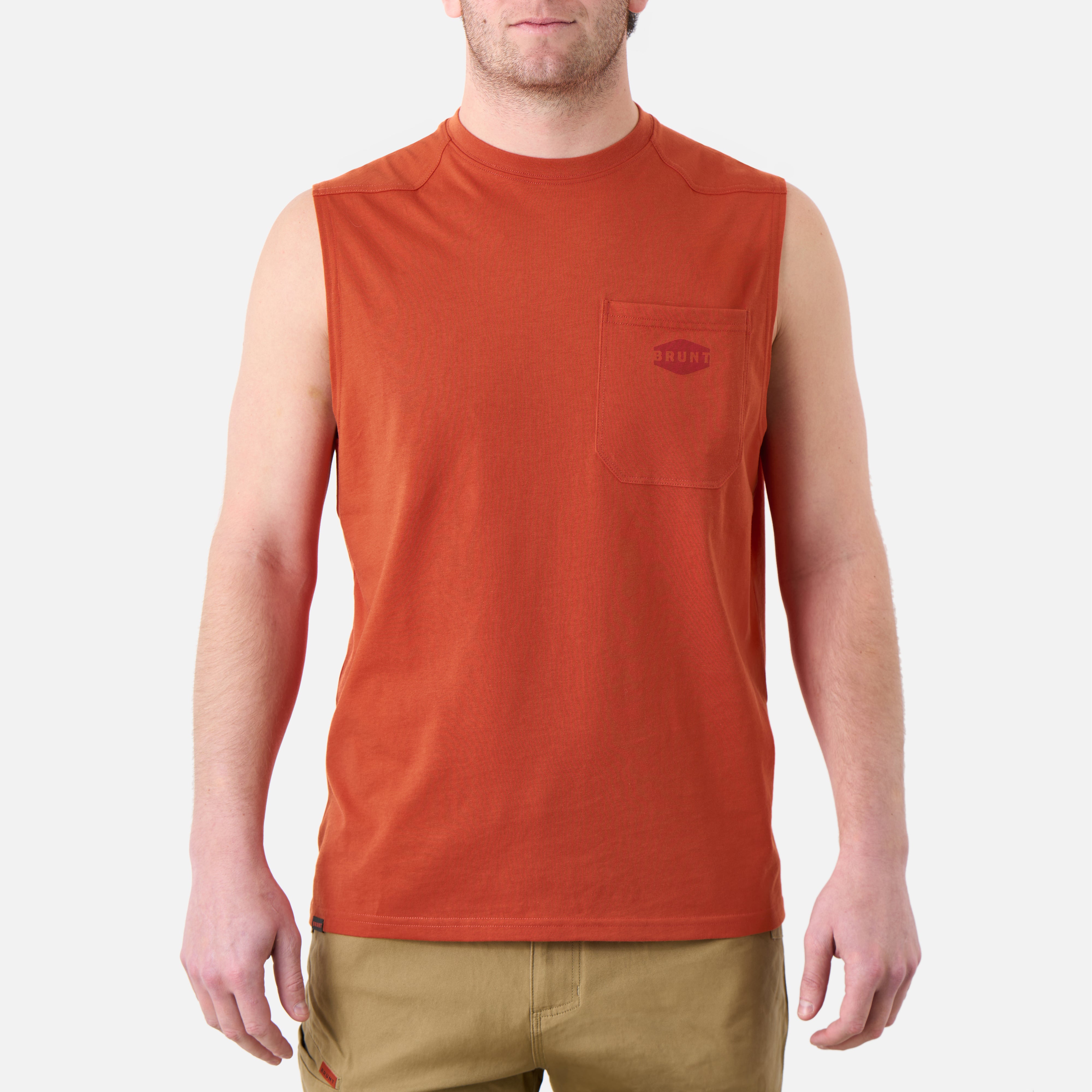 The Martin Sleeveless Pocket Tee | Comfortable Sleeveless Pocket
