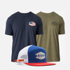 The BRUNT USA 250 Tee Pack
