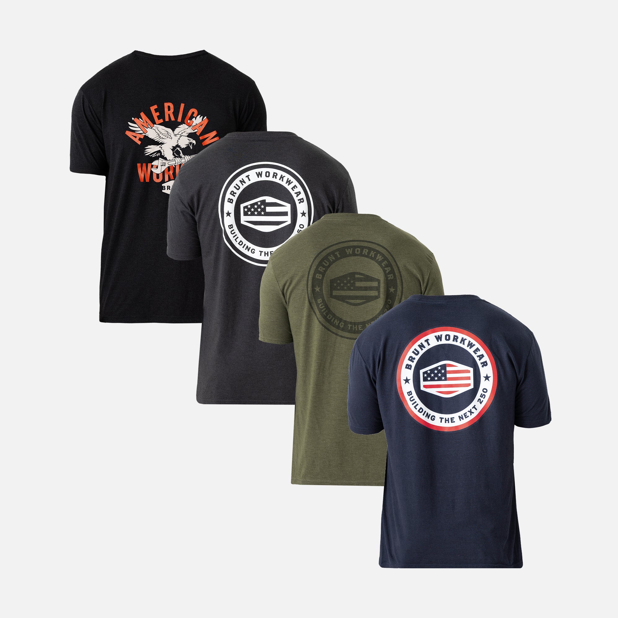 The BRUNT USA 250 Tee Pack | 4 tees for the price of 3 | BRUNT