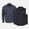 The Clark Flannel Shirt & Wright Tech Vest Pack