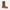 45 degree angle of the left BRUNT 9 inch waterproof soft toe roper bolduc work boot in brown