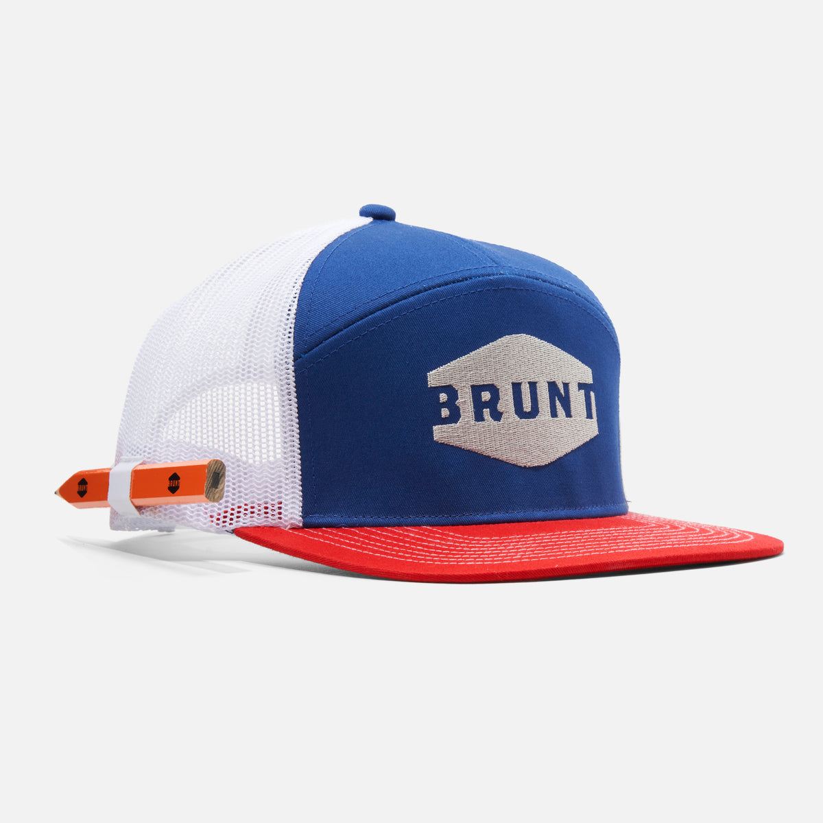 Flat Brim Snapbacks | Work Hat with Built in Pencil Holder 