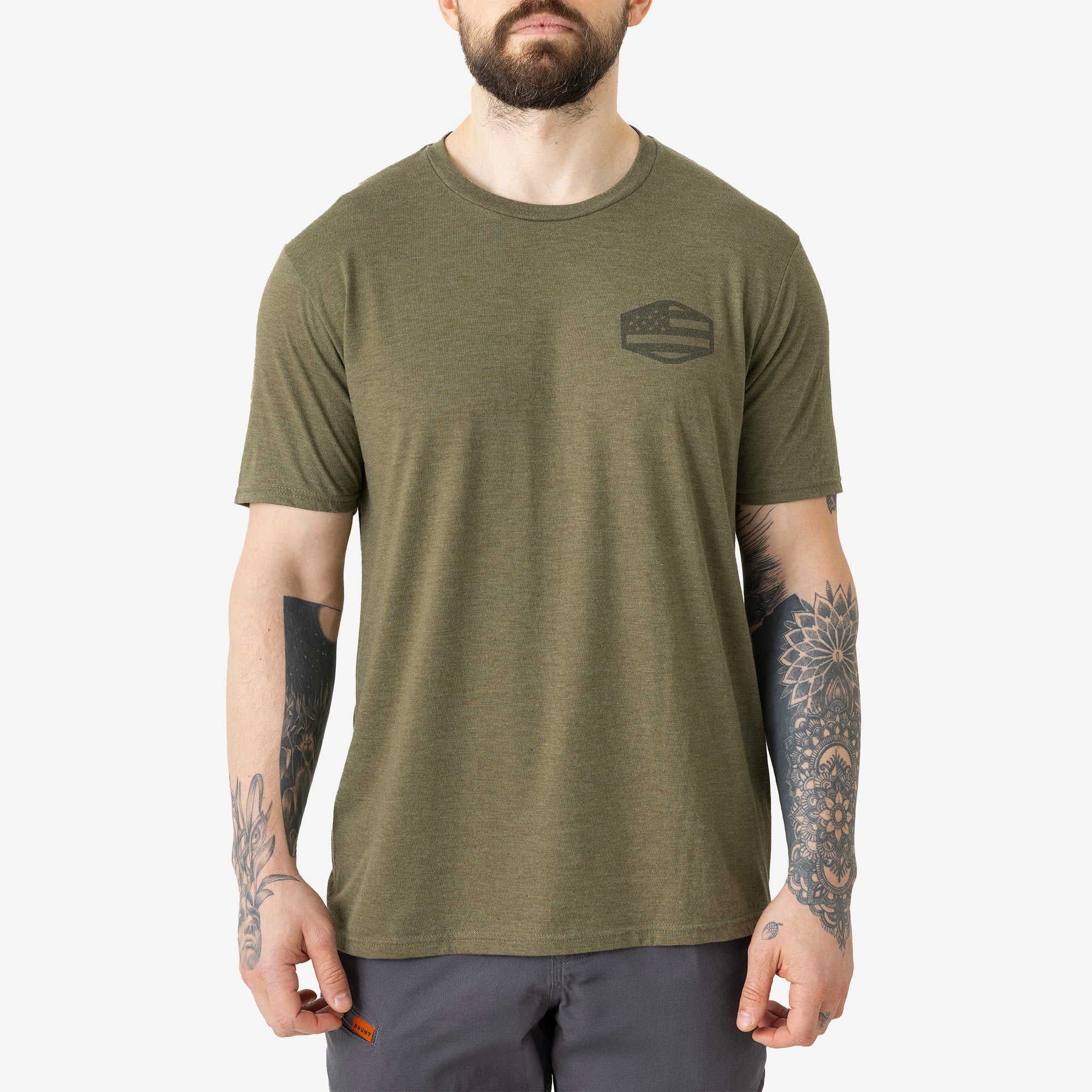 The BRUNT USA 250 Graphic Tee | High Quality Work Shirt | BRUNT