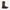 45 degree angle of the right BRUNT 10 inch waterproof square toe work boot in dark brown