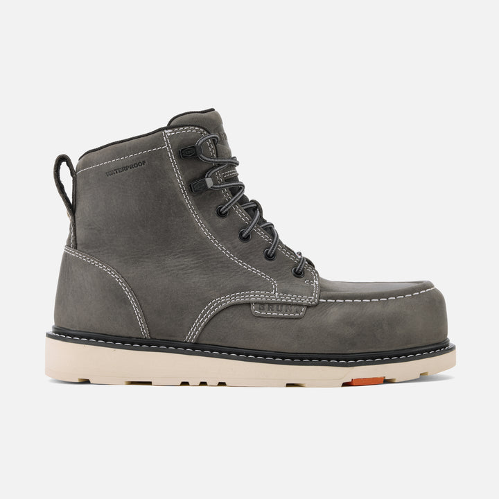 View 1 limited edition BRUNT 6 inch waterproof composite toe marin work boot in grey * # LIMITED EDITION