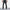 Back of BRUNT water resistant stretch torra work pant in black